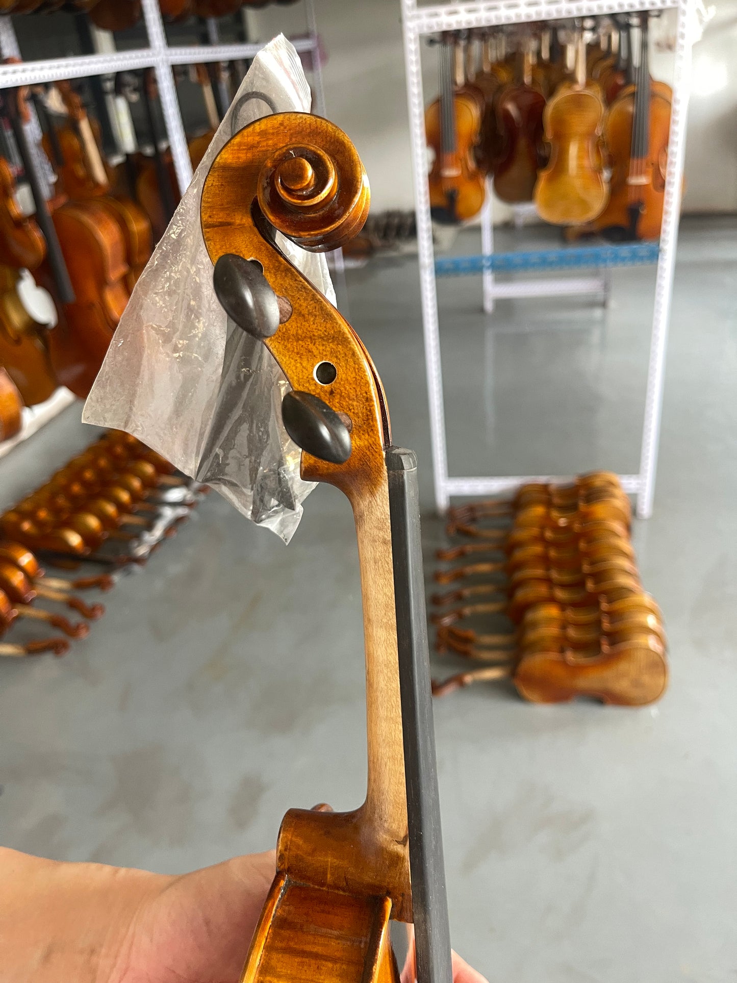 4/4 handmade violin fine italian spruce and Romania-SP-V-05