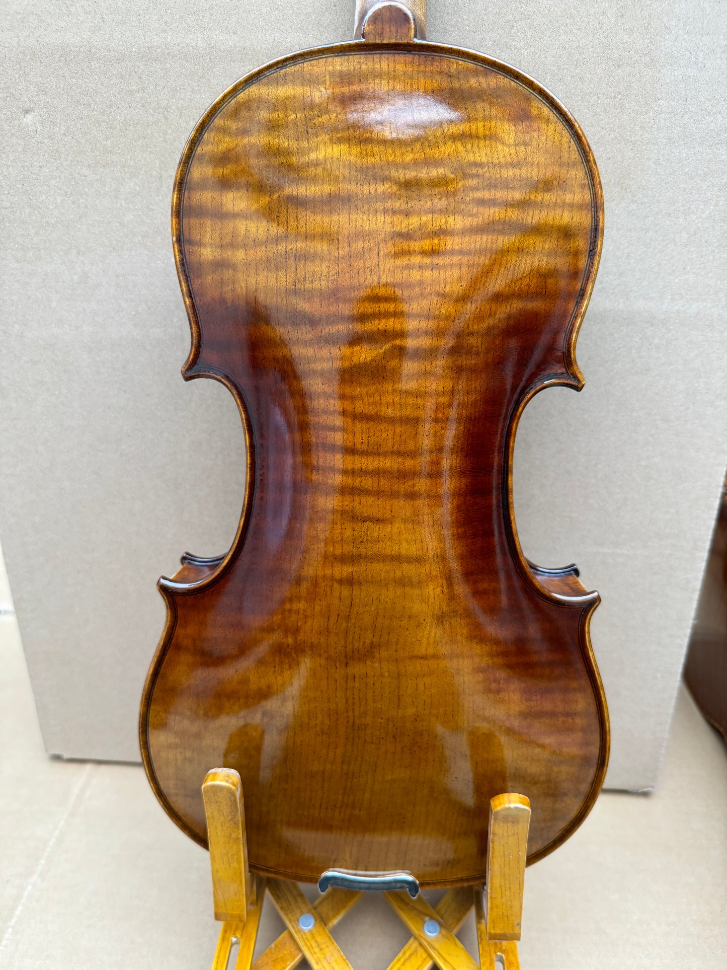 Surpass Musica 4/4 professional violin master carved Stradivarius model quality spruce maple