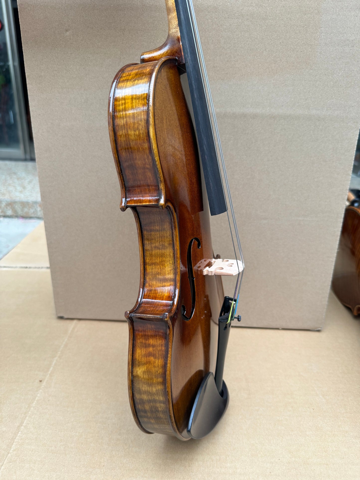 Surpass Musica 4/4 professional violin master carved Stradivarius model quality spruce maple