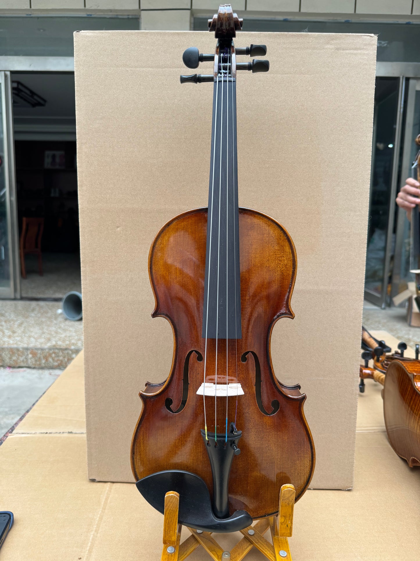 Surpass Musica 4/4 handmade violin quality spruce top maple back spirit varnish warm sound