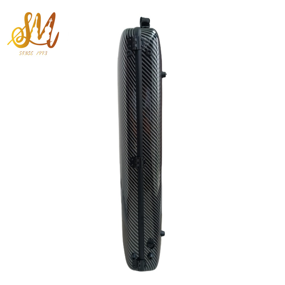 4/4 Violin Case Box Oblong Cases Carbon Fiber violin box strong with thermometer