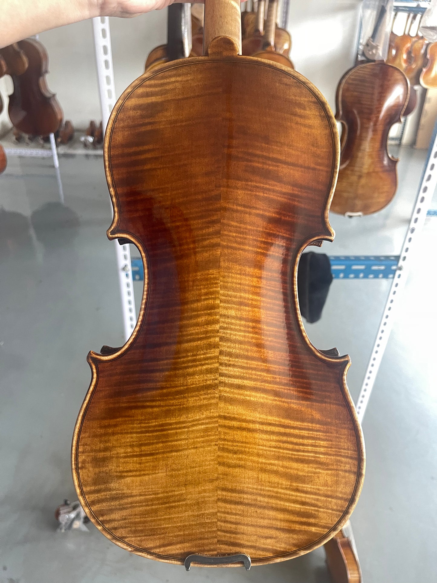 Stradivari model 4/4 handmade violin made in master studio sweet sound solid spruce and maple ready to play