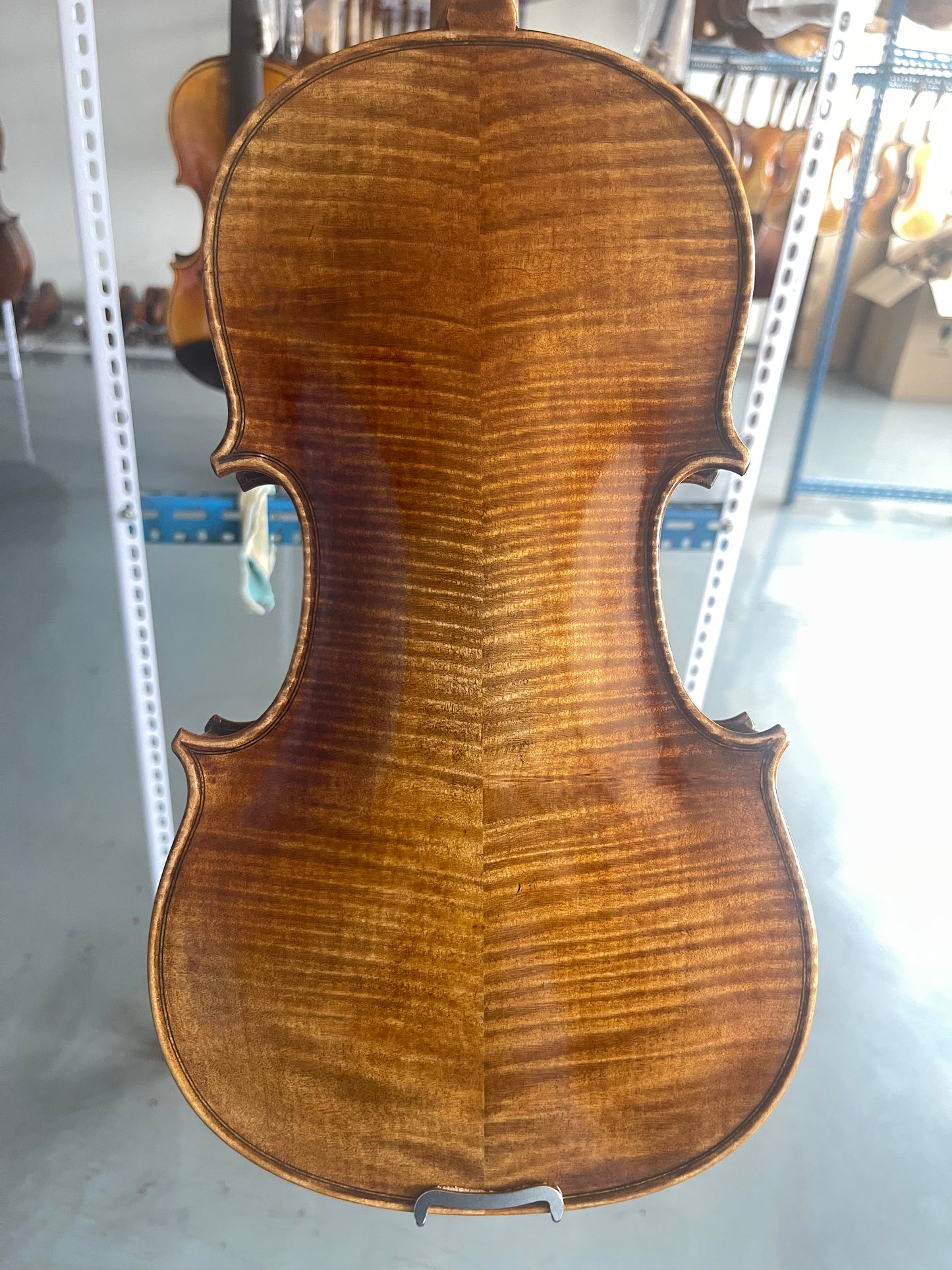 Quality 4/4 hanmade violin sweet sound solid spruce and maple strings bridge