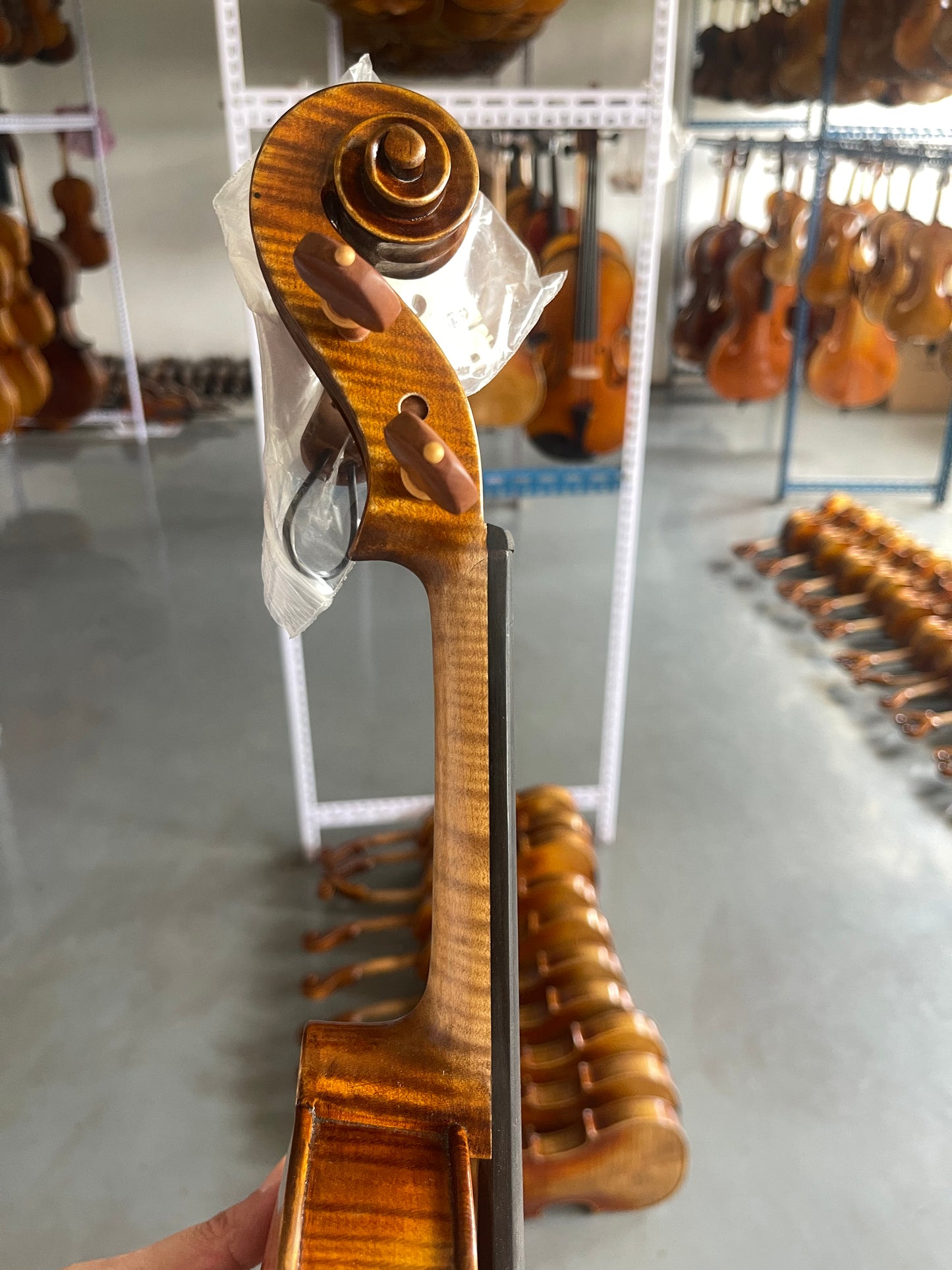 4/4 handmade violin fine italian spruce and Romania-SP-V-03