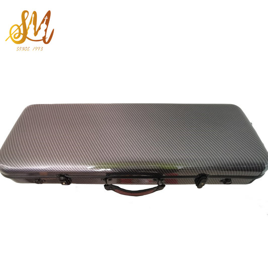 high quality 14-17inch Viola case black carbon fiber case with musicalsheet pocket ,scraps,handle