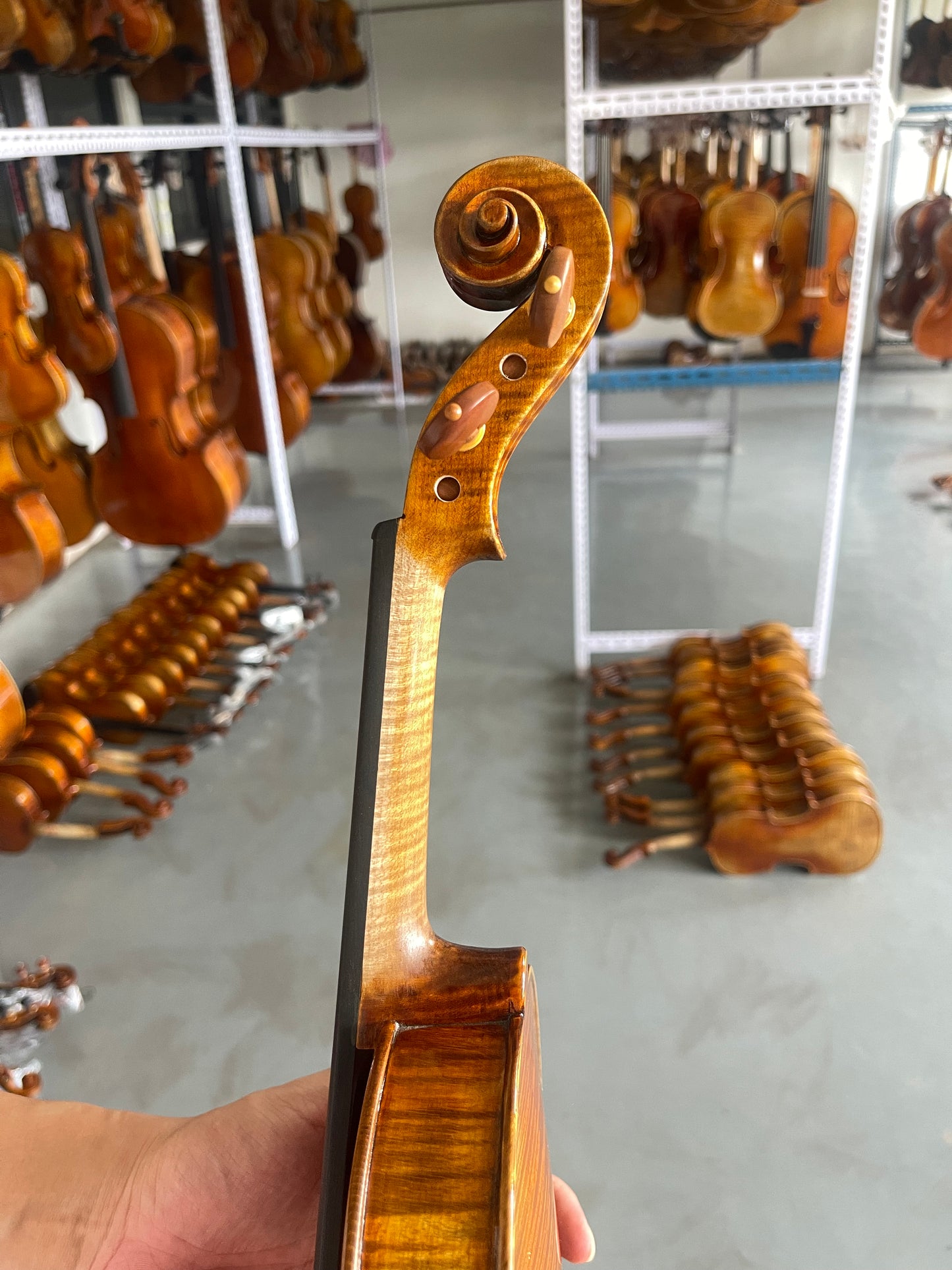 4/4 handmade violin  fine italian spruce and Romania-SP-V-09