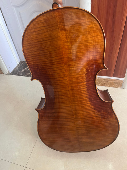Good quality 4/4 handmade Cello,nice grain SP-C-01
