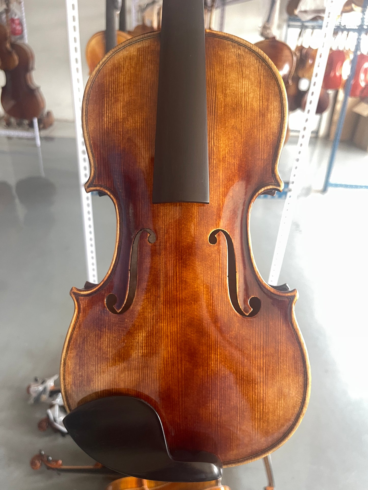 Professional 4/4 handmade violin spruce maple sweet sound ready to play ,strings,case,bridge are included