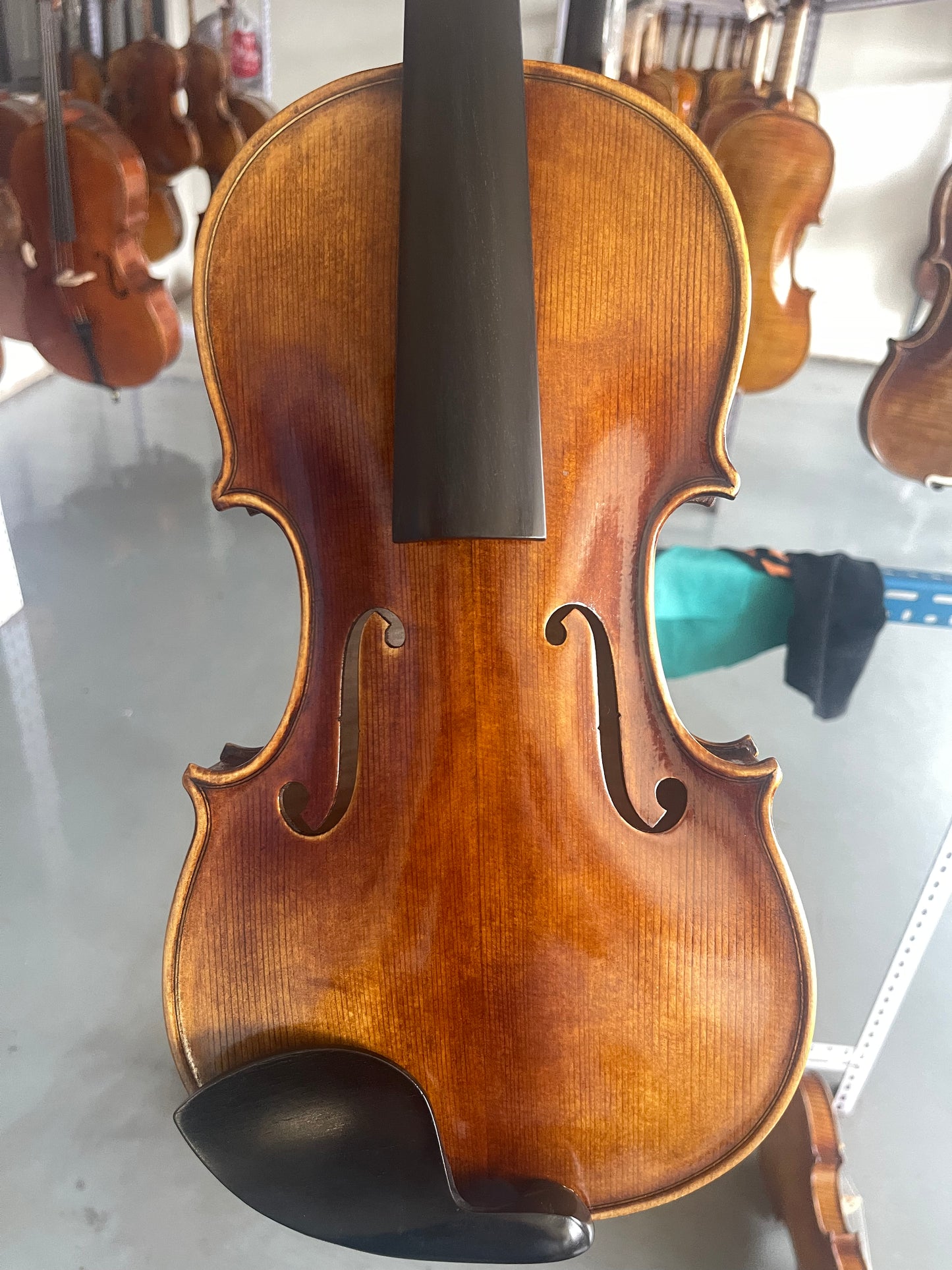 Stradivari model 4/4 handmade violin made in master studio sweet sound solid spruce and maple ready to play