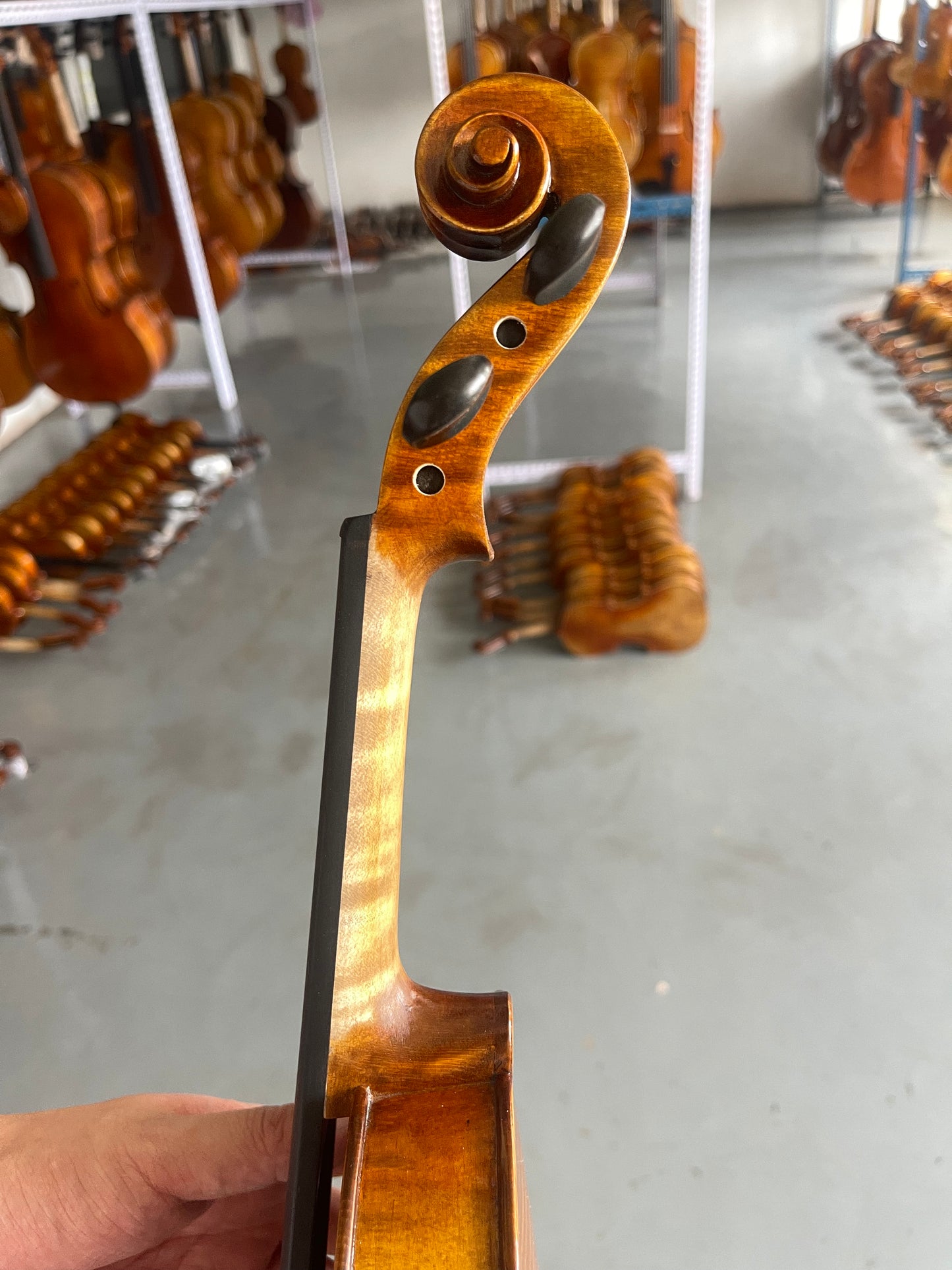 4/4 handmade violin  fine italian spruce and Romania-SP-V-17