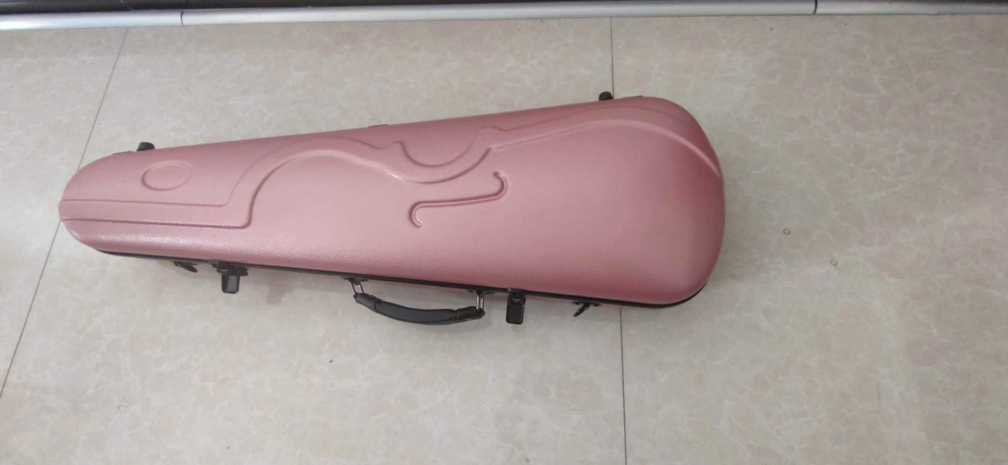 4/4 Violin Case Box triangle Carbon Fiber  strong with thermometer