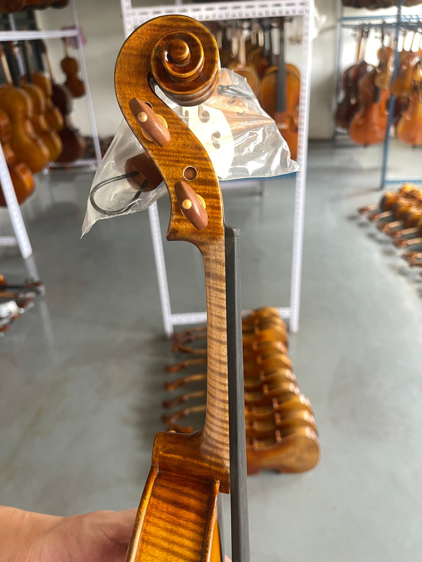 4/4 handmade violin  fine italian spruce and Romania-SP-V-01