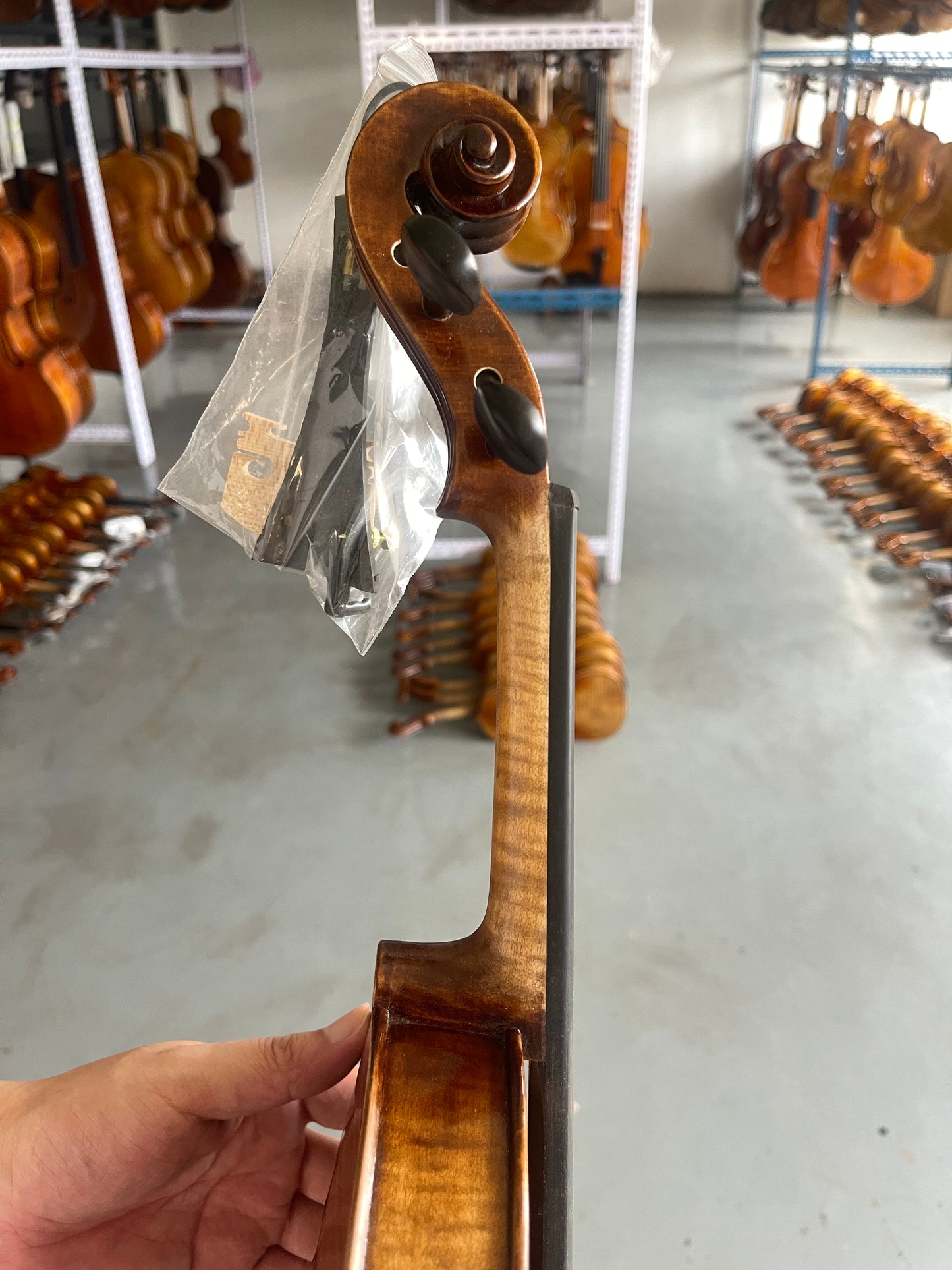 4/4 handmade violin  fine italian spruce and Romania-SP-V-16