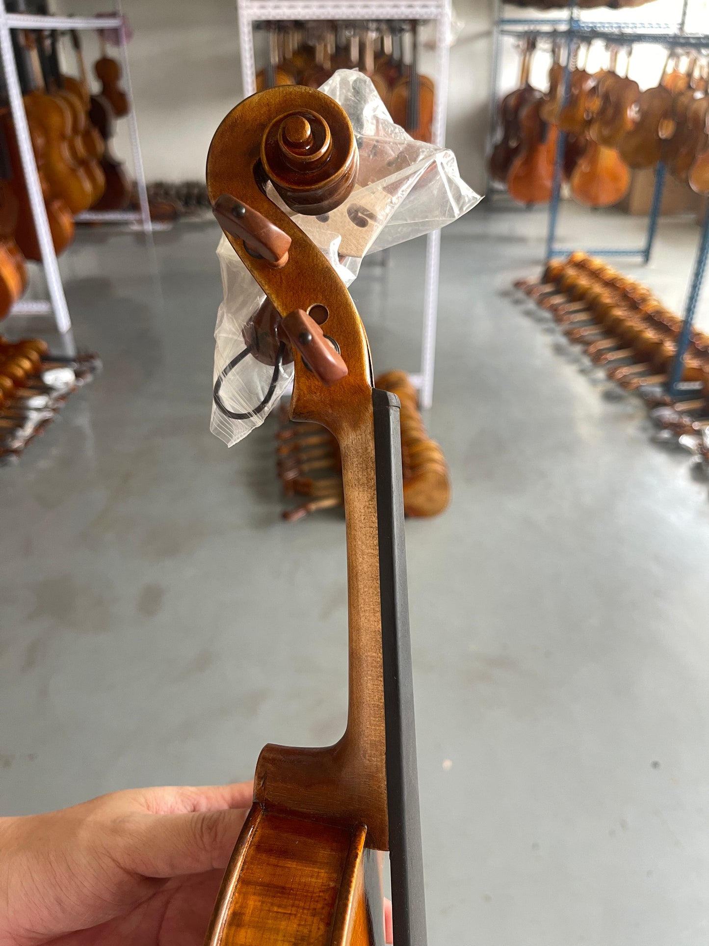 4/4 handmade violin  fine italian spruce and Romania-SP-V-15