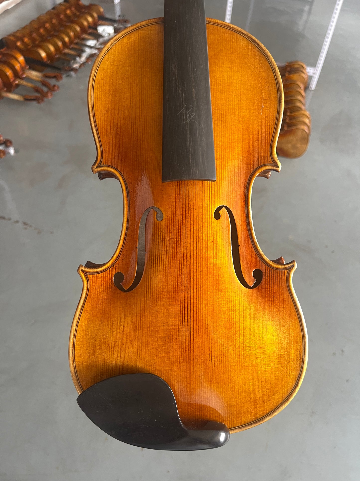 4/4 handmade violin  fine Italian spruce and Romania-SP-V-19