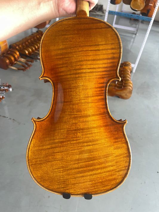 4/4 handmade violin  fine Italian spruce and Romania-SP-V-19