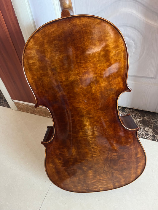 Good quality 4/4 handmade Cello,nice grain SP-C-02