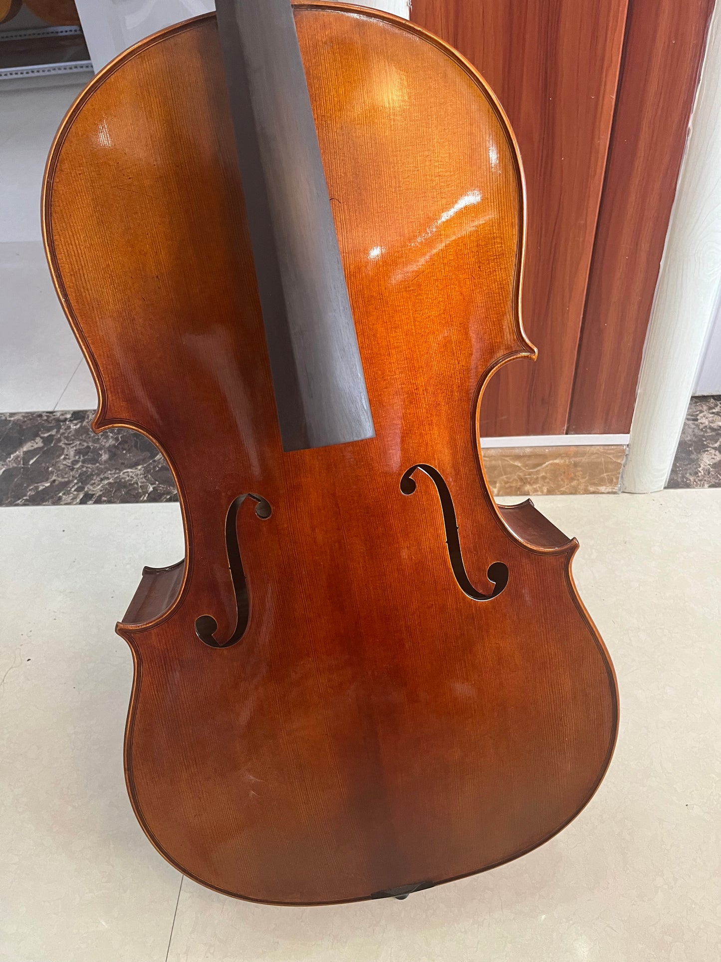 Good quality 4/4 handmade Cello,nice grain SP-C-03