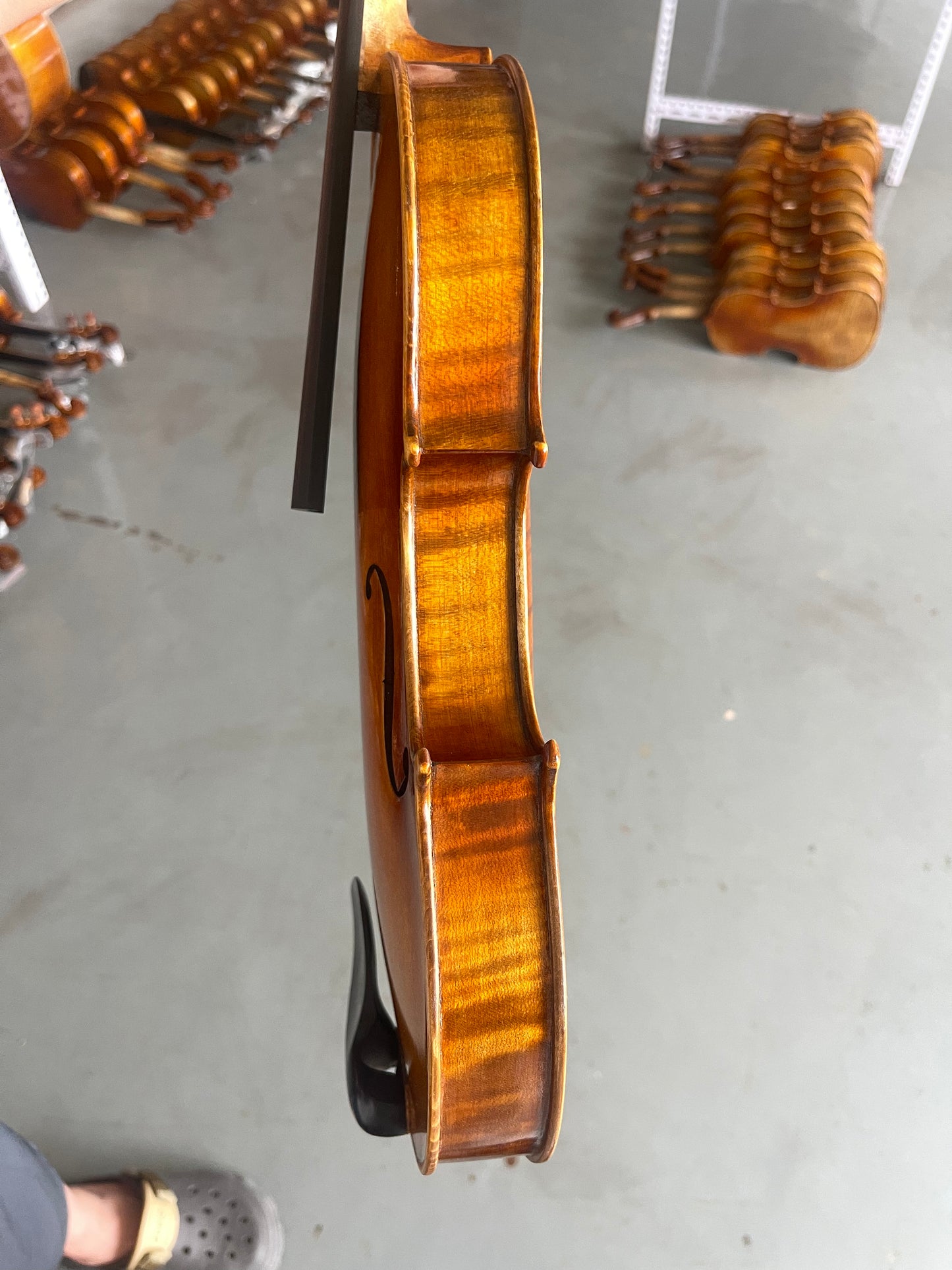 4/4 handmade violin  fine Italian spruce and Romania-SP-V-19